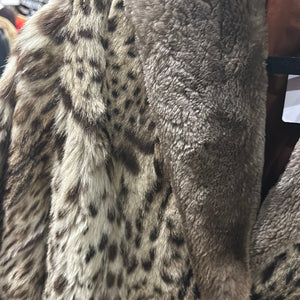 C1960s leopard print fur