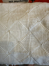 Load image into Gallery viewer, Vintage hand crochet bedspread